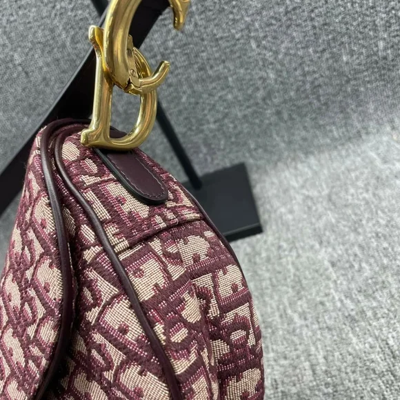 100% Authentic Dior Saddle Small Cloth Crossbody Bag - Picture 9 of 16